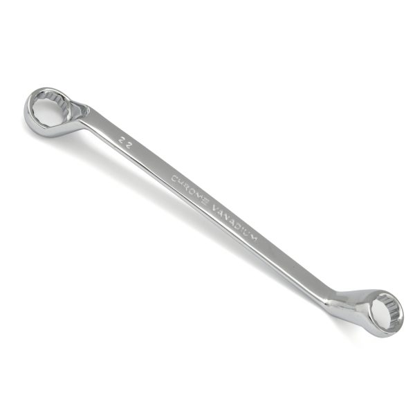 JF 121-E  Bi-Hexagonal Ring Spanner Elliptical Panel Full Polish