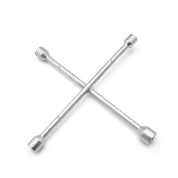 JF 201  - Cross Wheel Spanner Chrome Plated