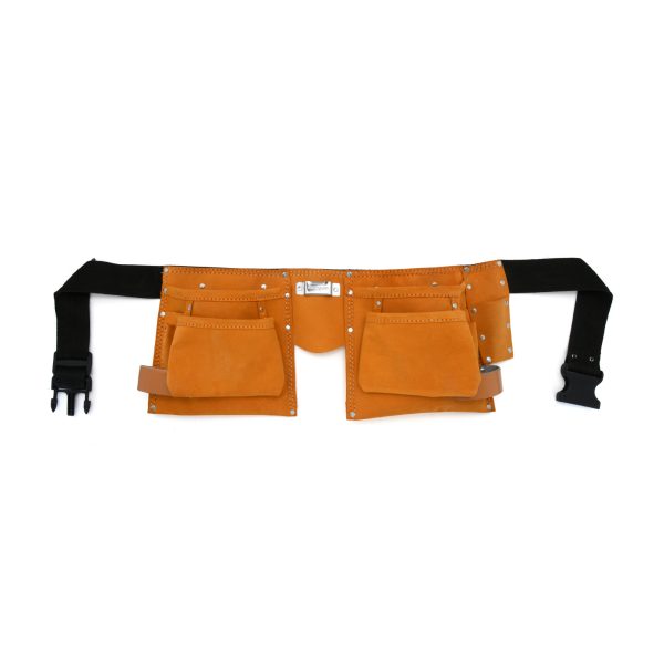 JF 902 - 11 Pockets Split Leather Carpenter Apron Big Pocket