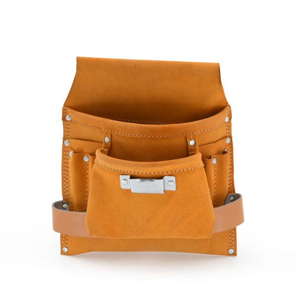 JF 907 8 Pockets Split Leather Carpenter Pouch